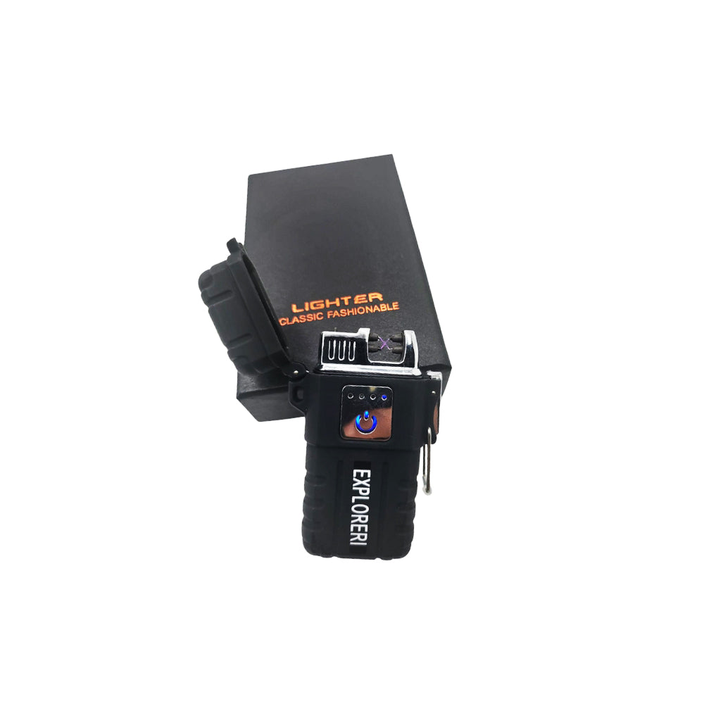 Mechero electrónico USB SUPERMAN. Encendedor/lighter electrónico micro usb.  Unboxing y review 