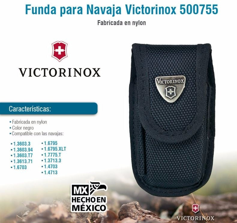 Vn500752 Victorinox Funda Nylon Navaja 9.1 Mm 11 - 13 CapasFUNDAS Y ESTUCHES